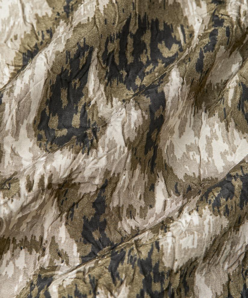 Viskosebluse mit gesmoktem Detail, Sea Turtle