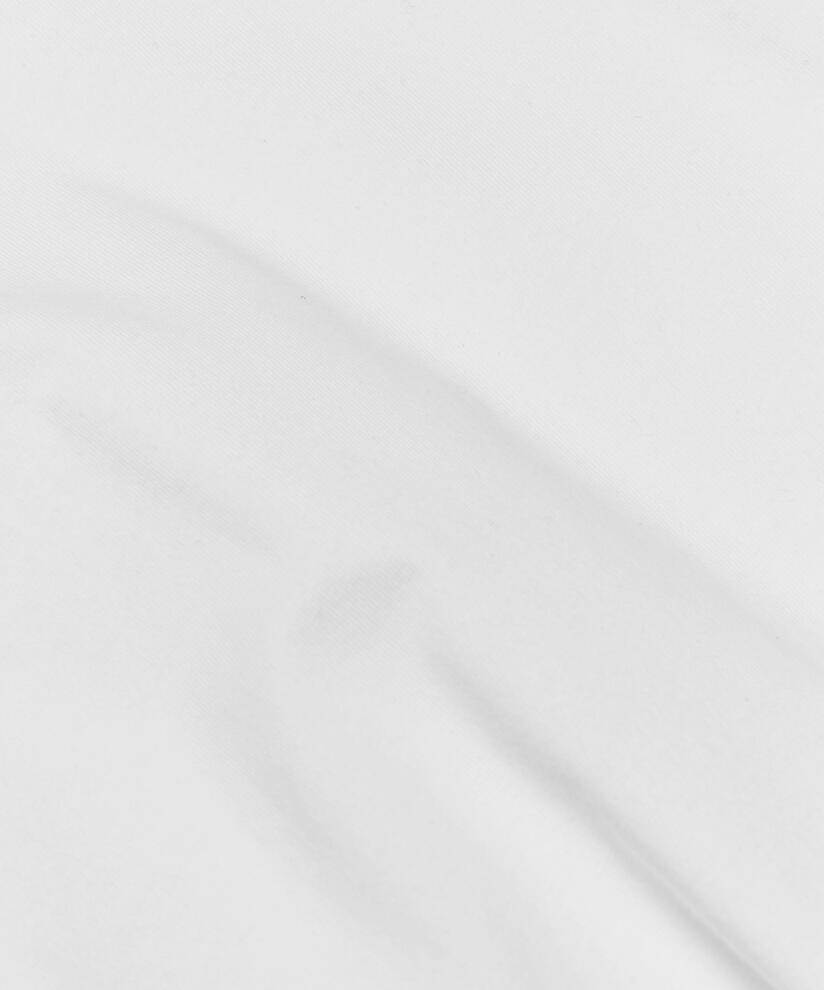 T-Shirt mit V-Ausschnitt und 1/2 Ärmeln, White