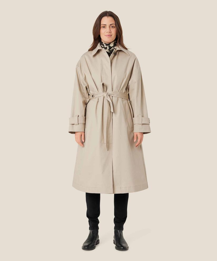 Mantel mit Gürtel und herausnehmbarem Futter, Pure Cashmere