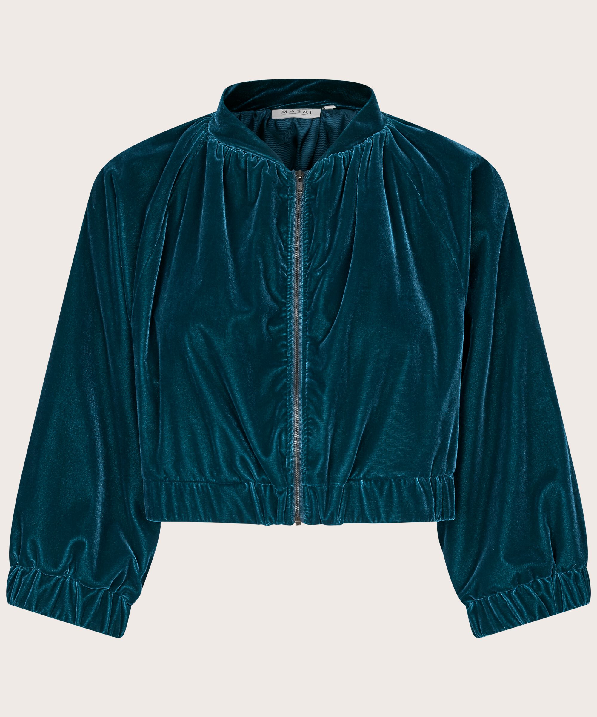 kurze Veloursjacke mit Reißverschluss, Reflect Pond