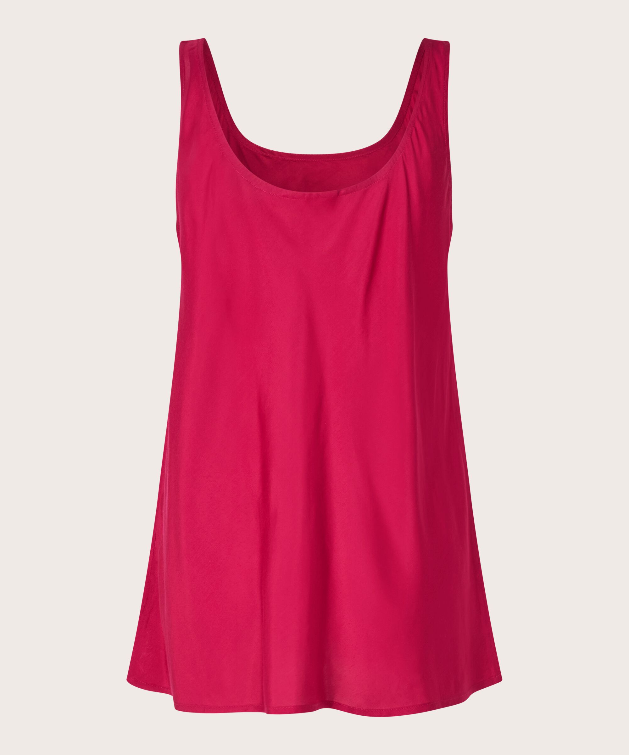 Top aus leicht glänzender Viskose, Persian Red