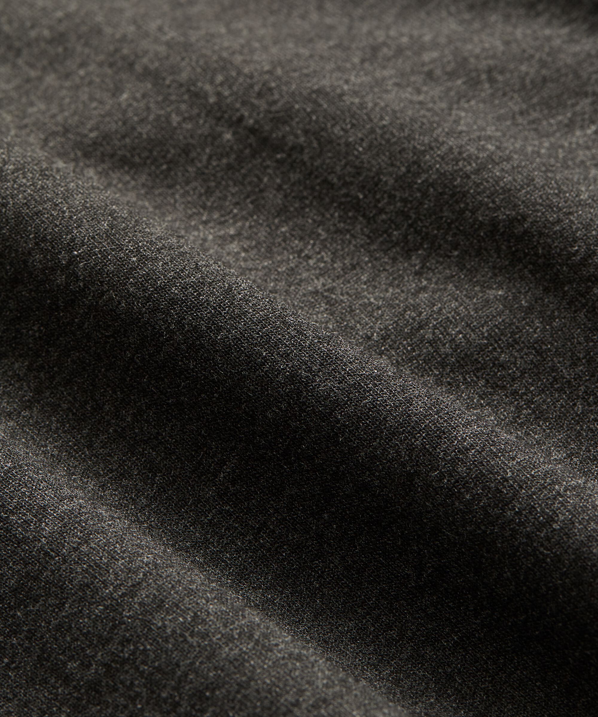 Jersey-Top mit Falten auf der Rückseite, D. Grey mel.