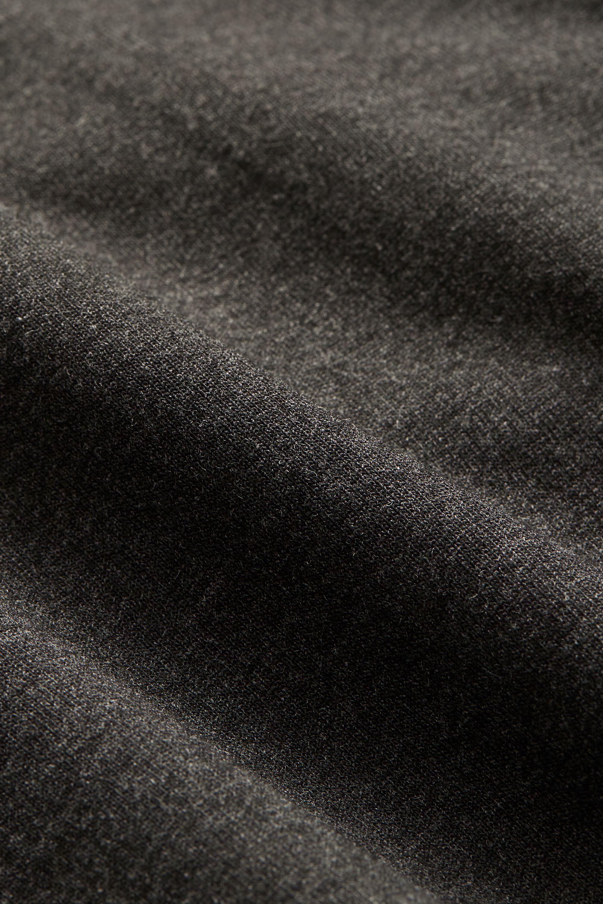 Jersey-Top mit Falten auf der Rückseite, D. Grey mel.