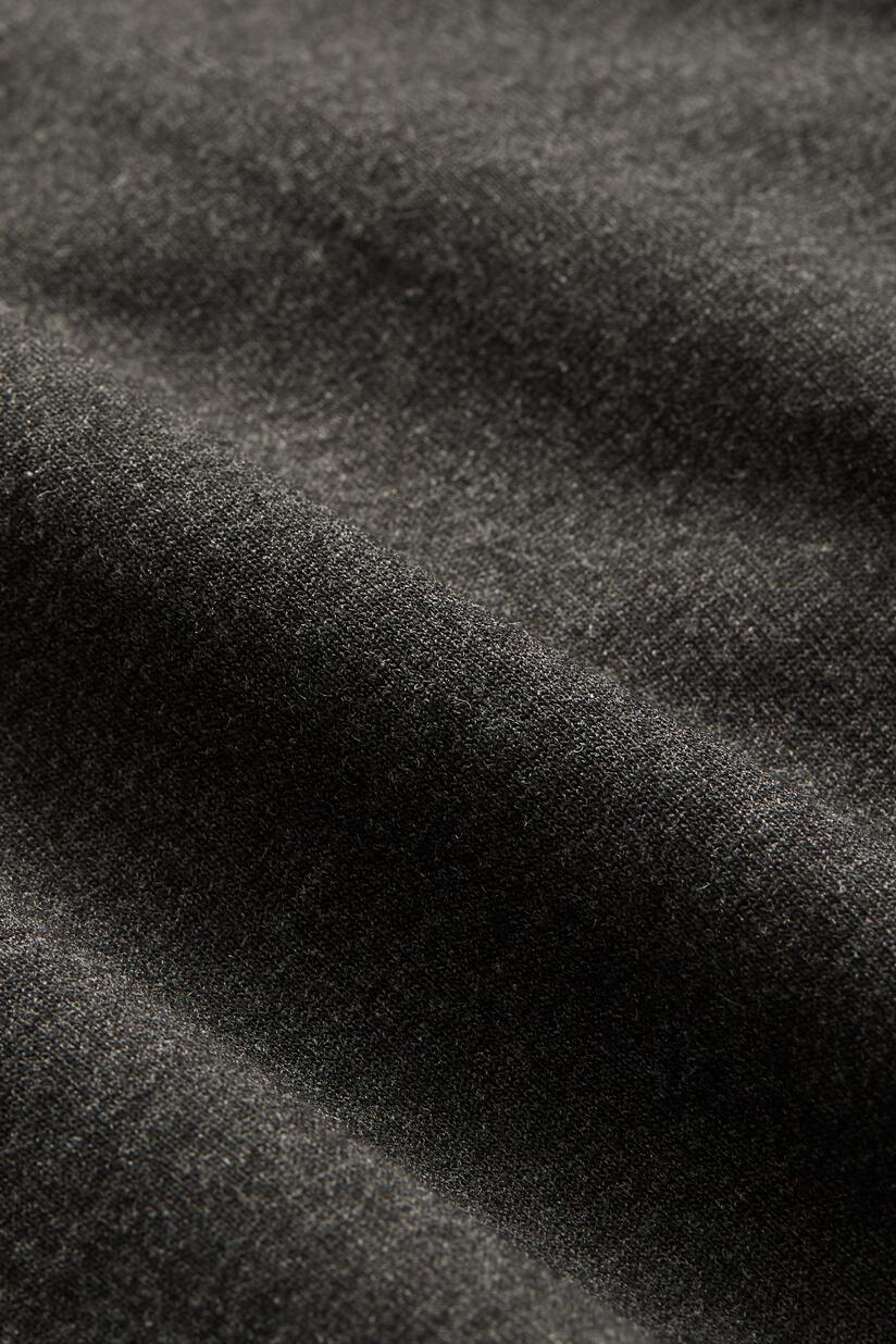 Jersey-Top mit Falten auf der Rückseite, D. Grey mel.