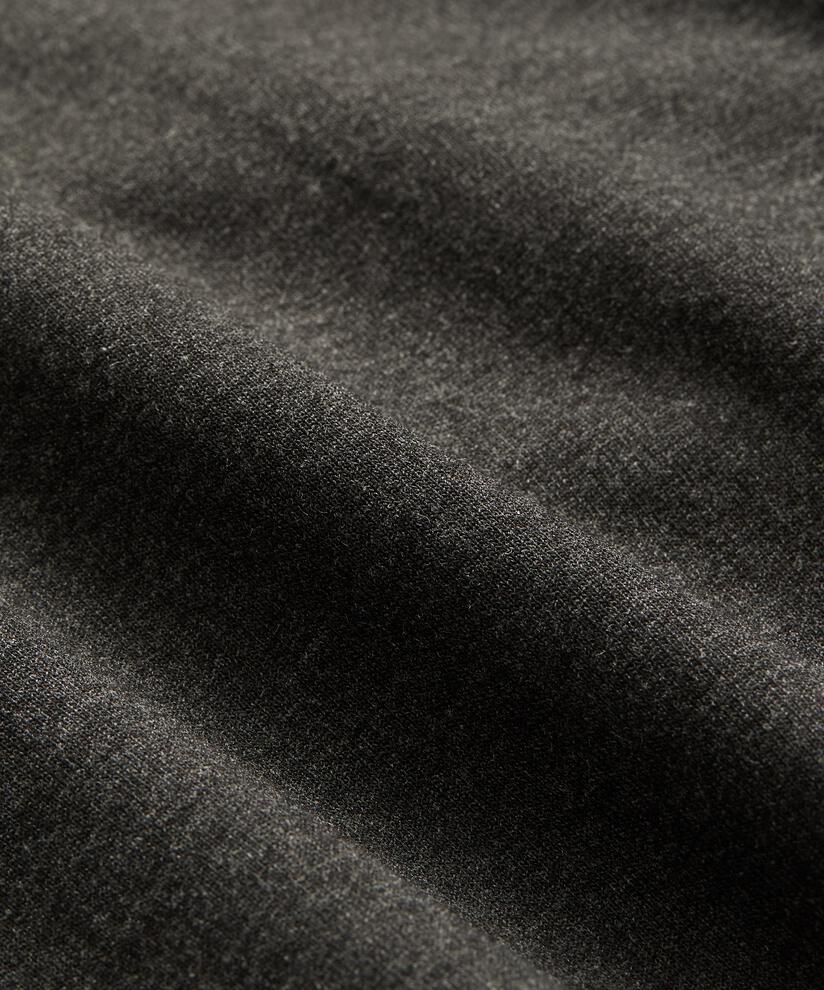 Jersey-Top mit Falten auf der Rückseite, D. Grey mel.