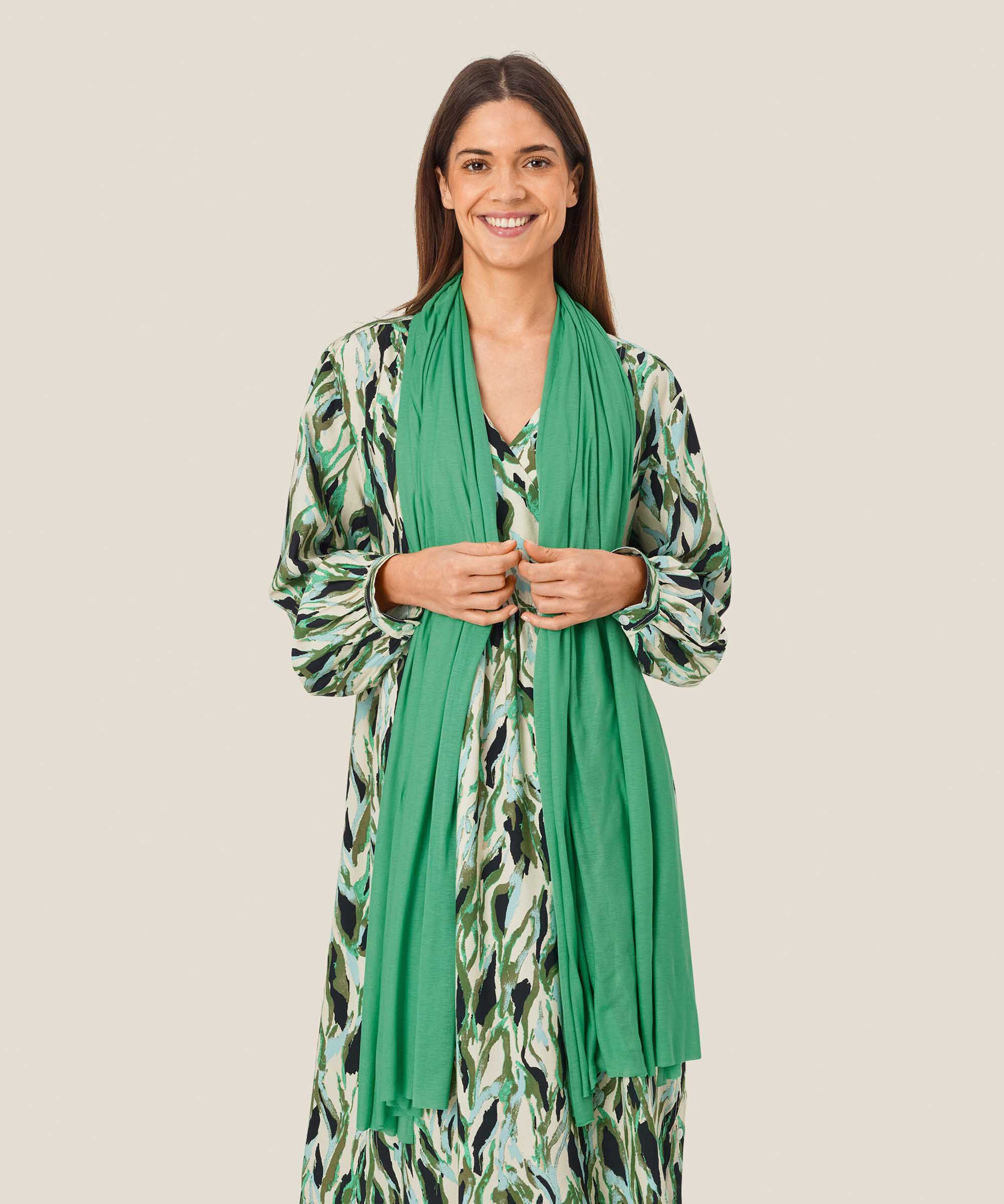 Tuch Aus Modal, Winter Green