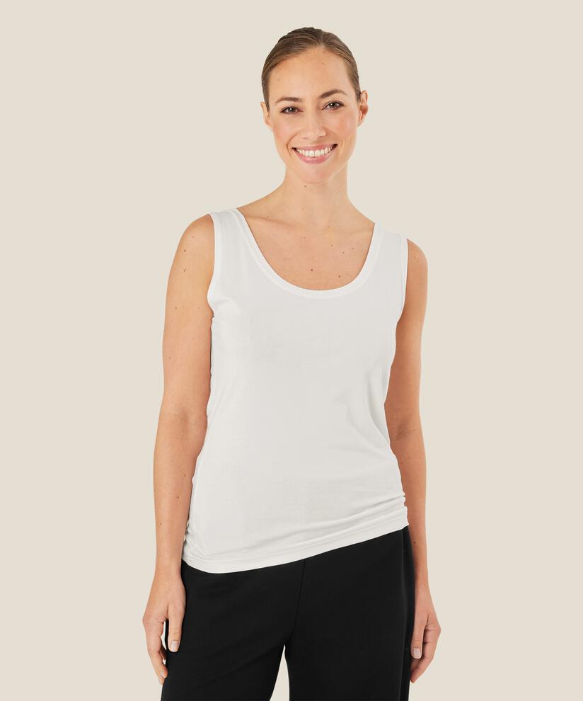 weiches Jersey-Tanktop, Cream