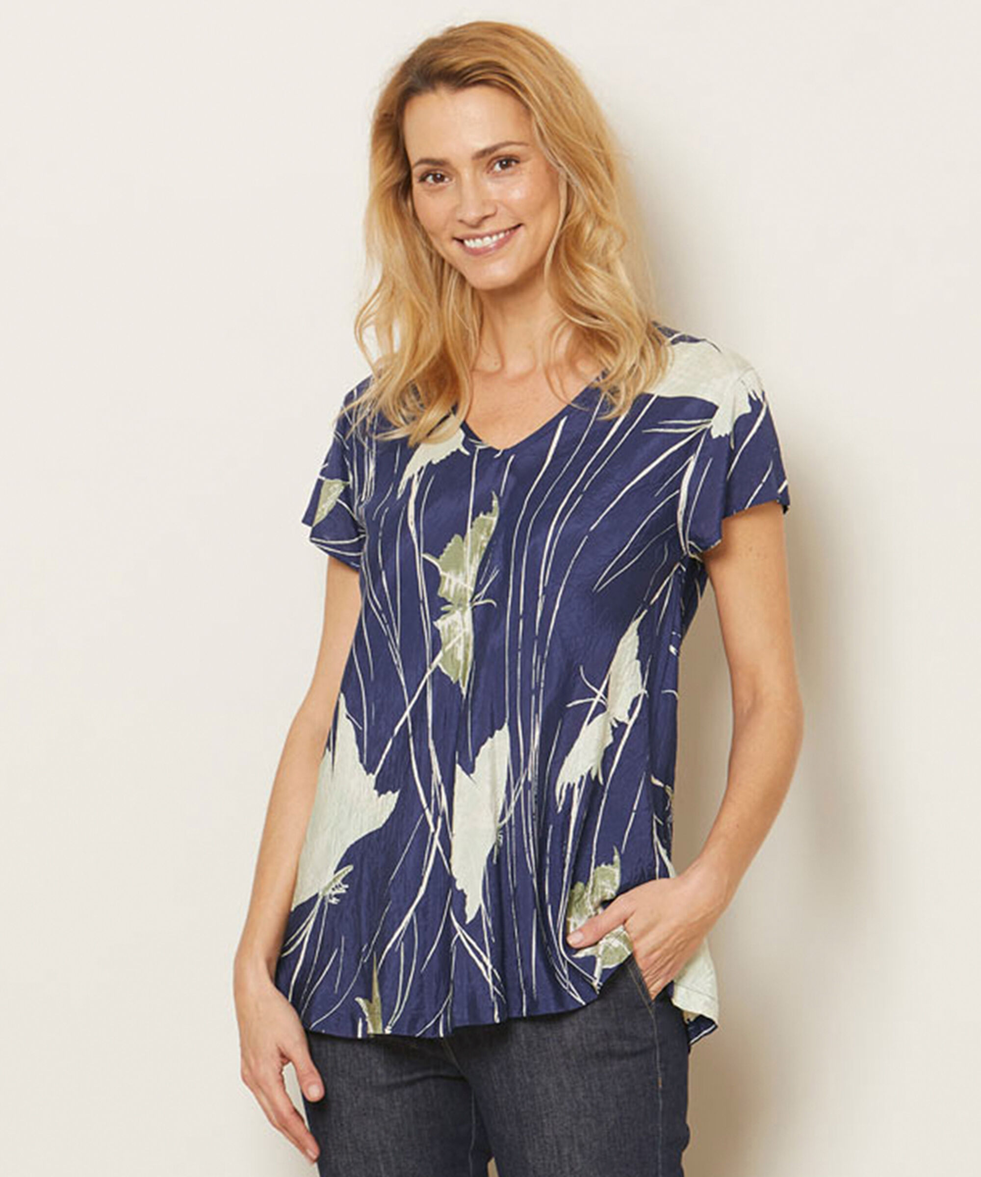 KALLO TOP, Medieval blue