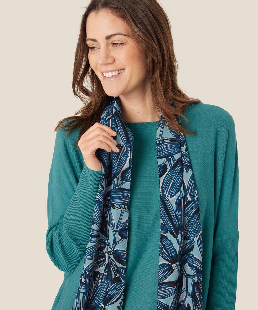 Tuch aus Viskose, Teal