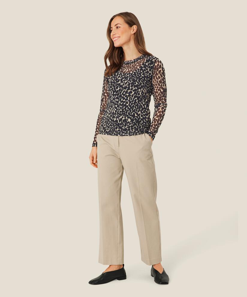 Schwere Baumwollhose Mit Eingrifftaschen, Plaza Taupe