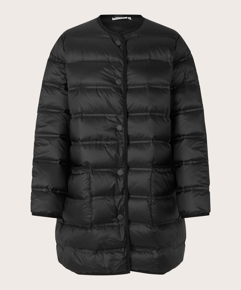 Tuvani Daunenmantel, Black