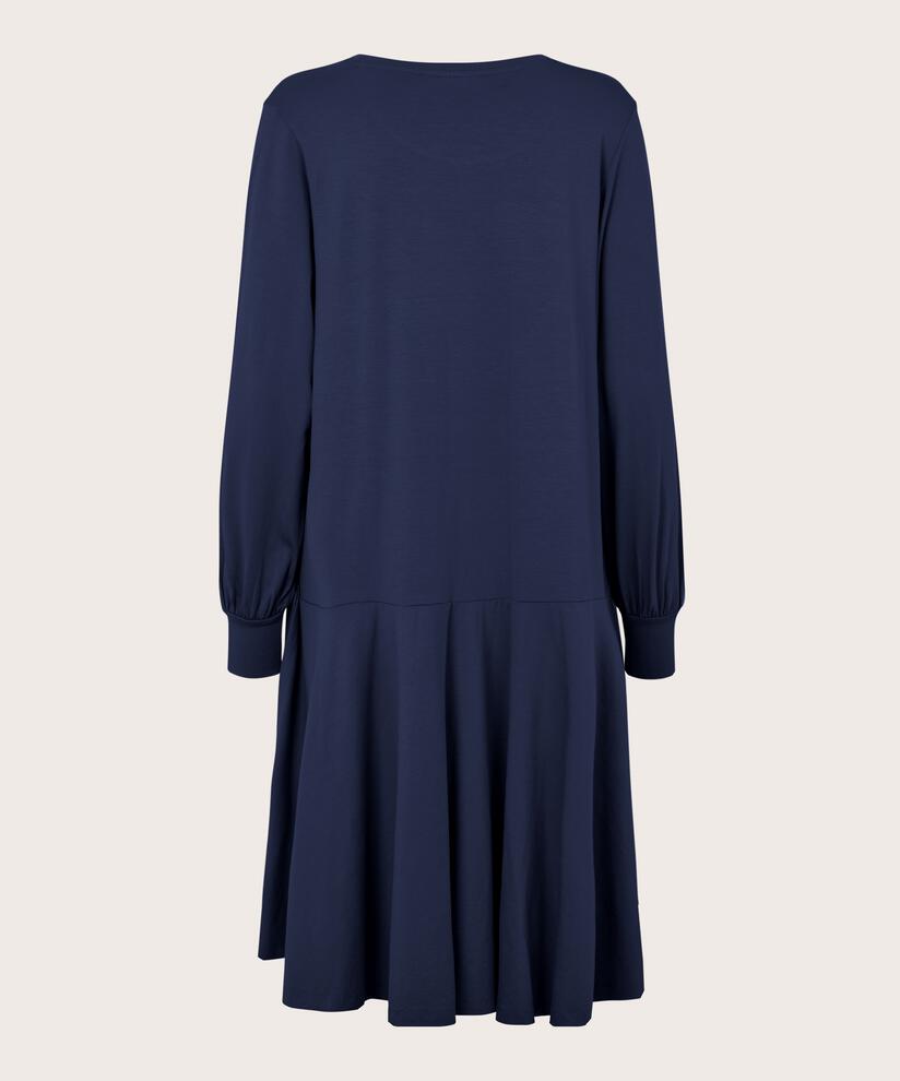 Jerseykleid mit Weite, Maritime Blue