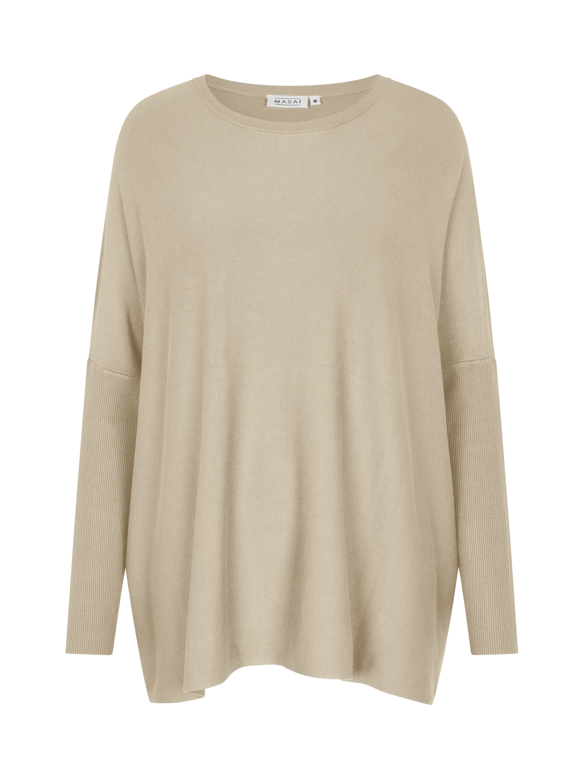 Oversize-pullover Mit Schmalen &Auml;rmeln, White Pepper