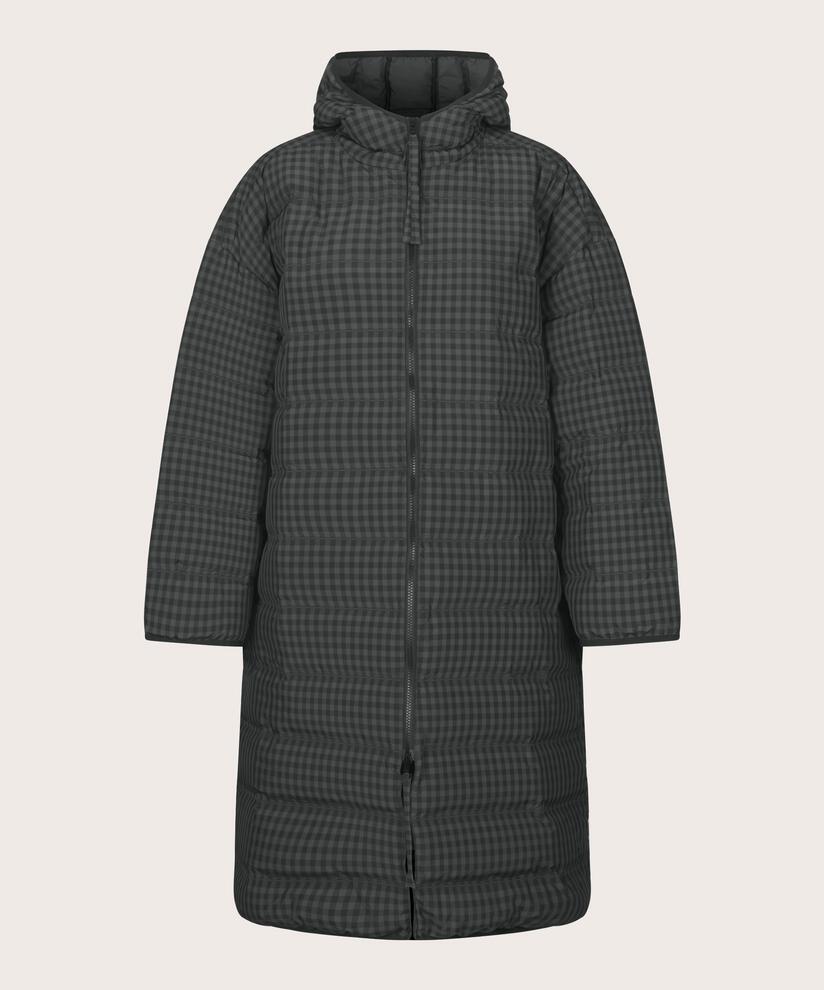 Tika Daunenmantel, Volcanic/Blk