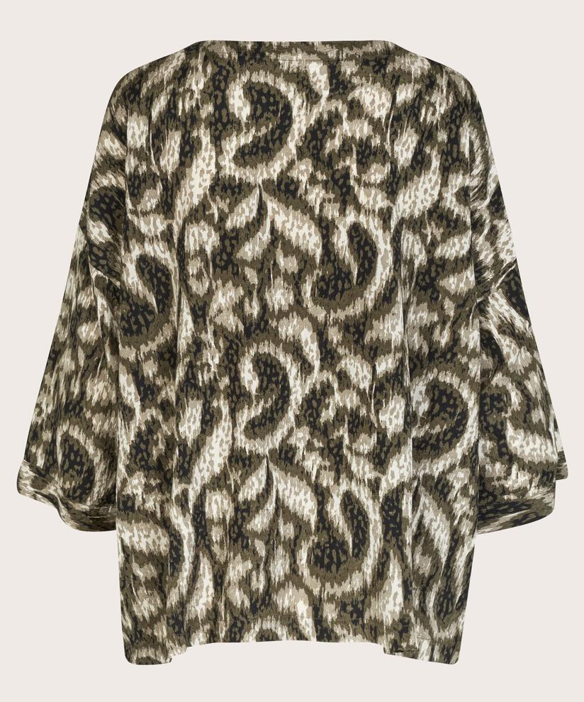 Viskosebluse Mit 3/4 Ärmeln, Sea Turtle