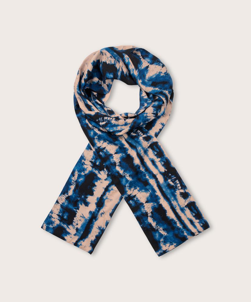 Tuch Aus Viskose, Navy Peony