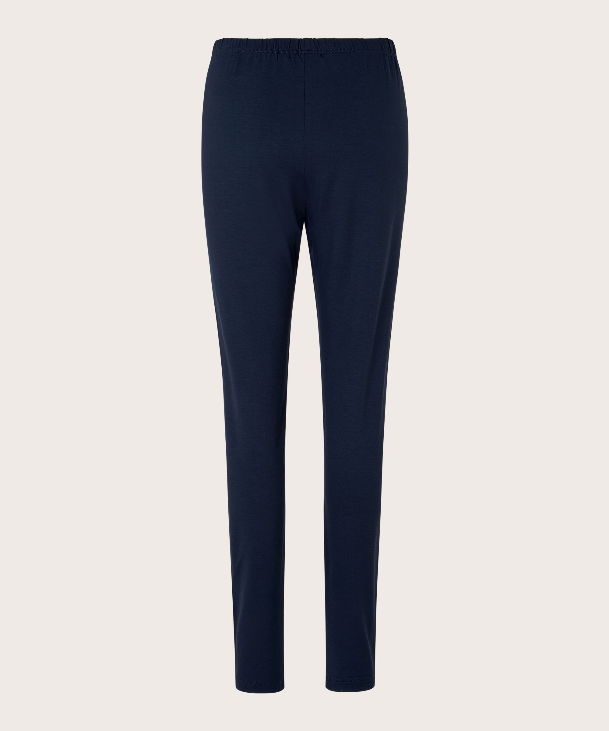 Lange Leggings Aus Weichem Jersey, Navy