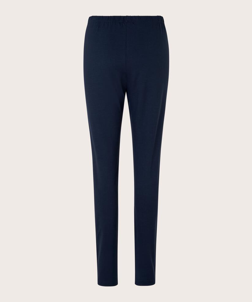 Lange Leggings Aus Weichem Jersey, Navy