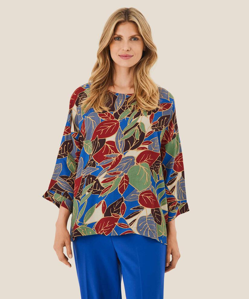 Viskosebluse mit 3/4 Ärmeln, Surf the web