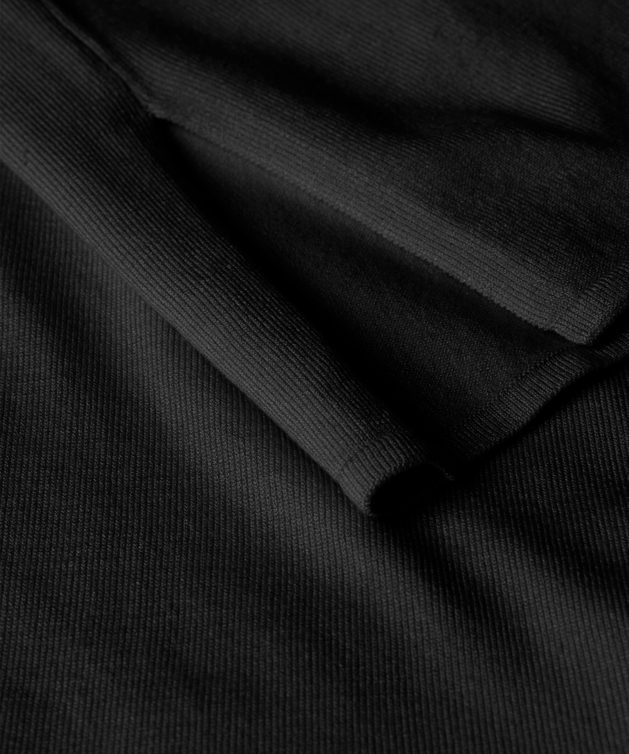 Strickpullover mit kurzen Ärmeln, Black