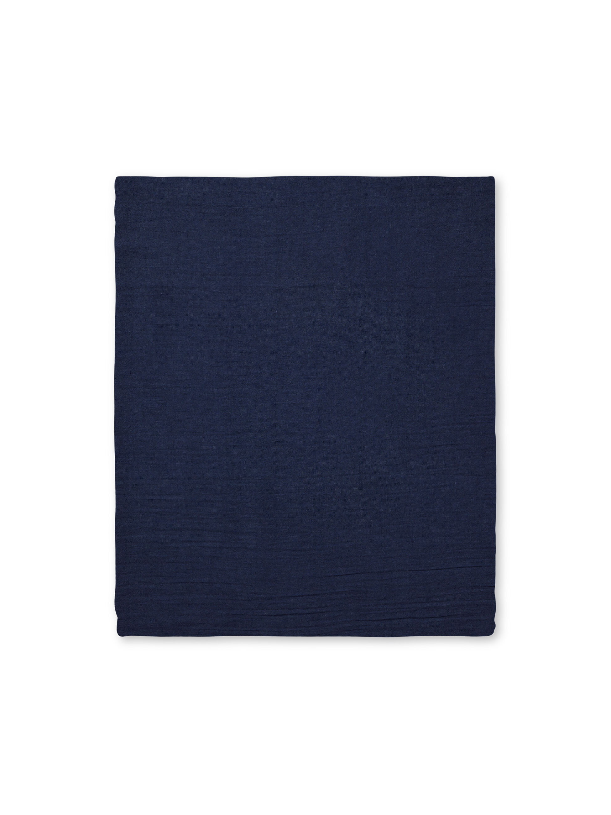 Bomuldst&oslash;rkl&aelig;de med frynser, Navy Blazer