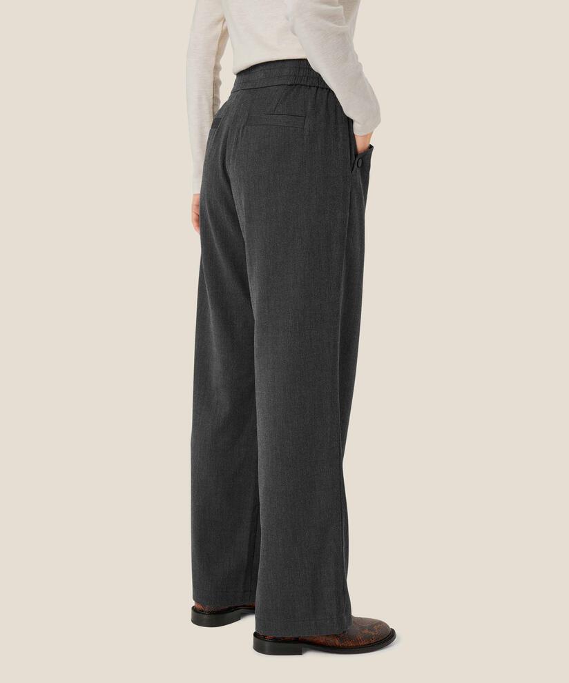 Hose mit elastischem Bund und Leistentaschen, D. Grey mel.
