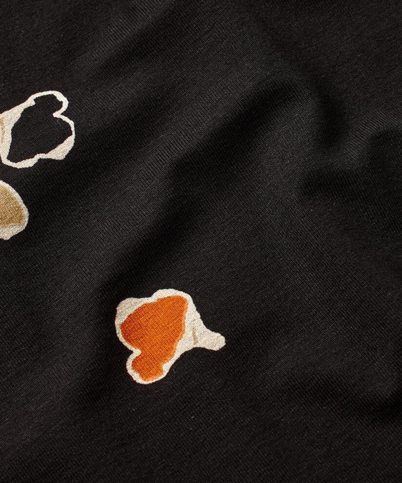 bedrucktes Jersey-Top mit Rundhalsausschnitt, Autumnal