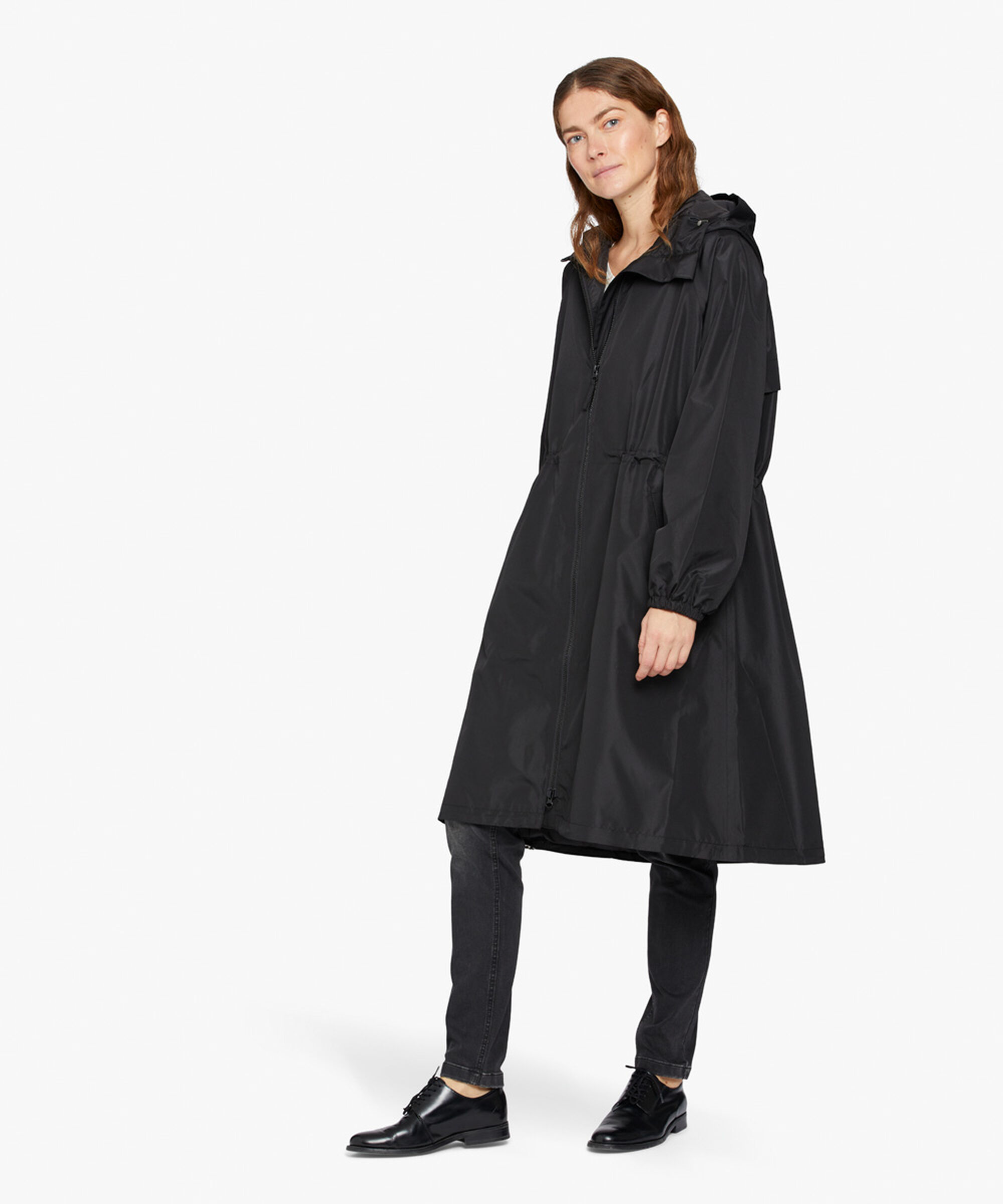 TILA REGENMANTEL, Black