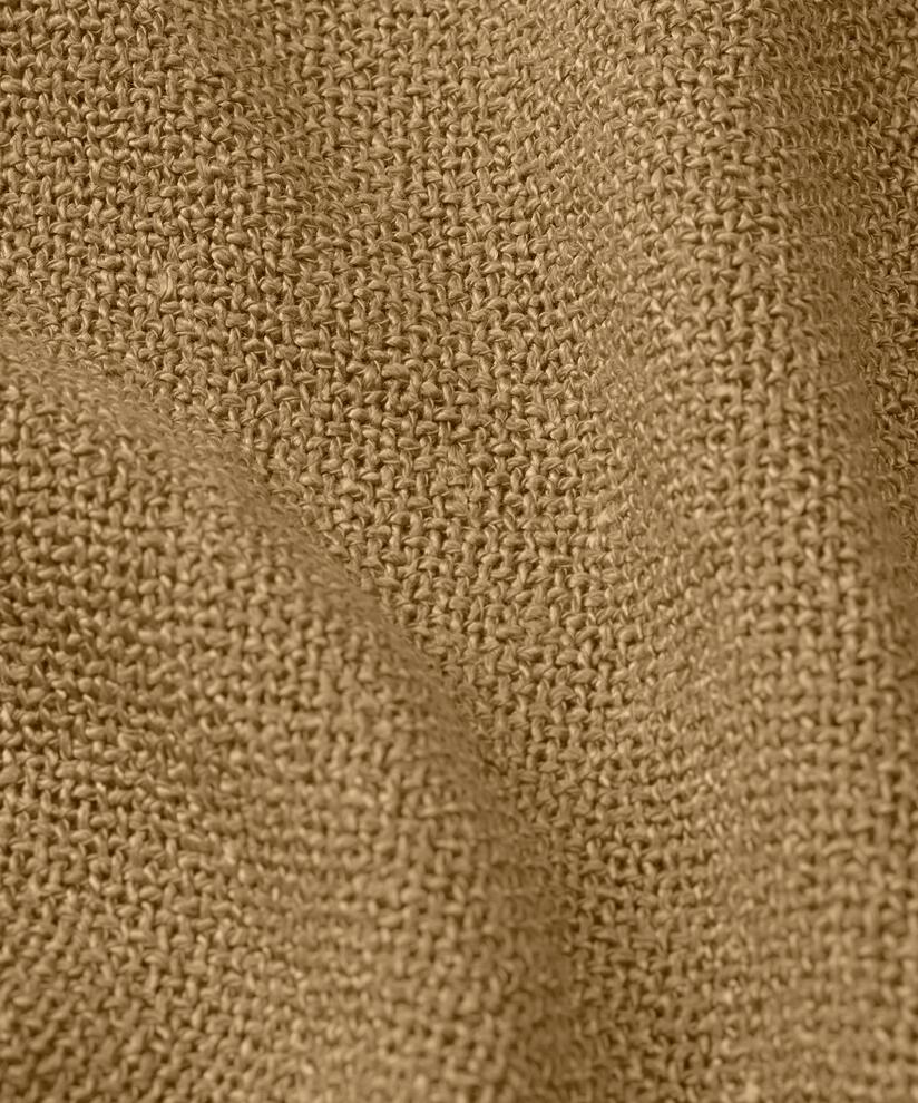Bouclé-Tunika mit Seitenschlitz, Dull Gold
