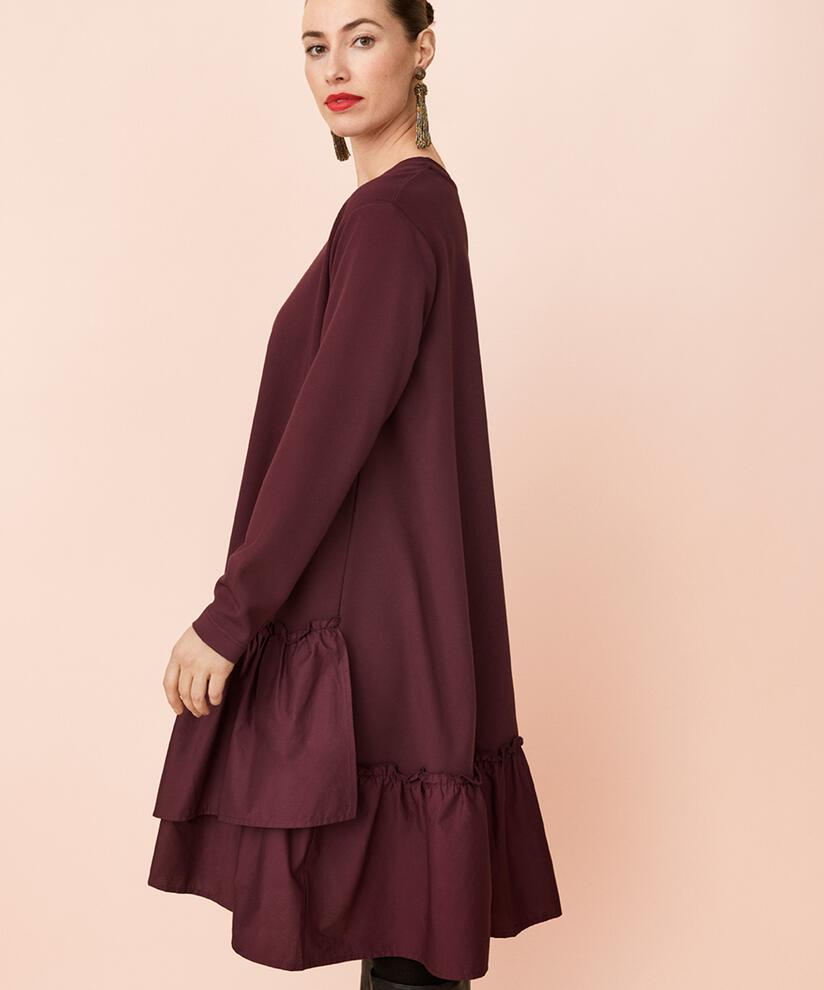 Langarmkleid aus schwerem Jersey, Port Royale