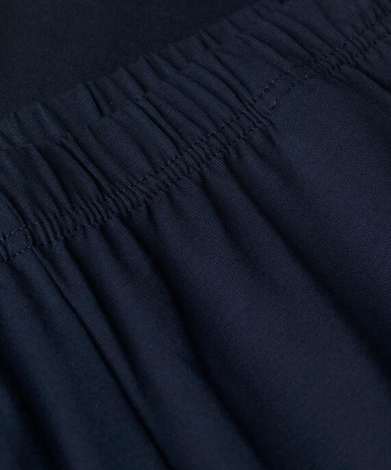 Lange Leggings Aus Weichem Jersey, Navy