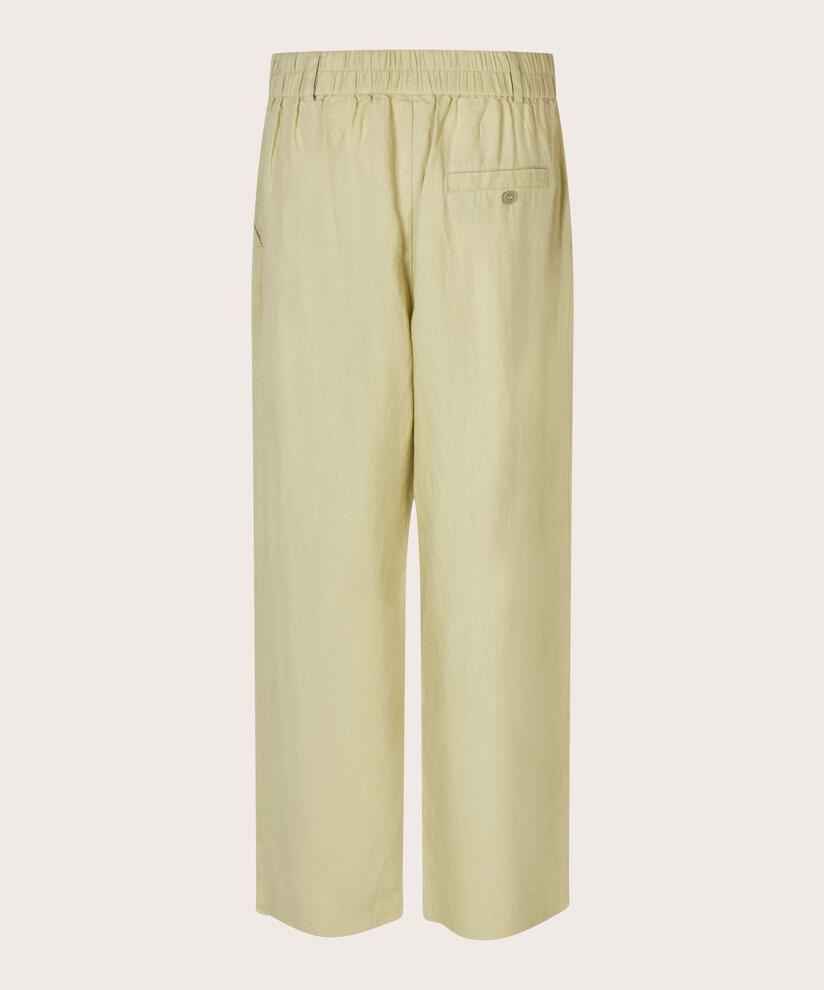 Leinenhose mit Gummizug hinten, Bog