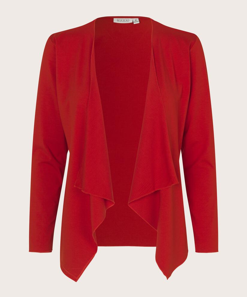Offener Jersey-cardigan, Goji Berry