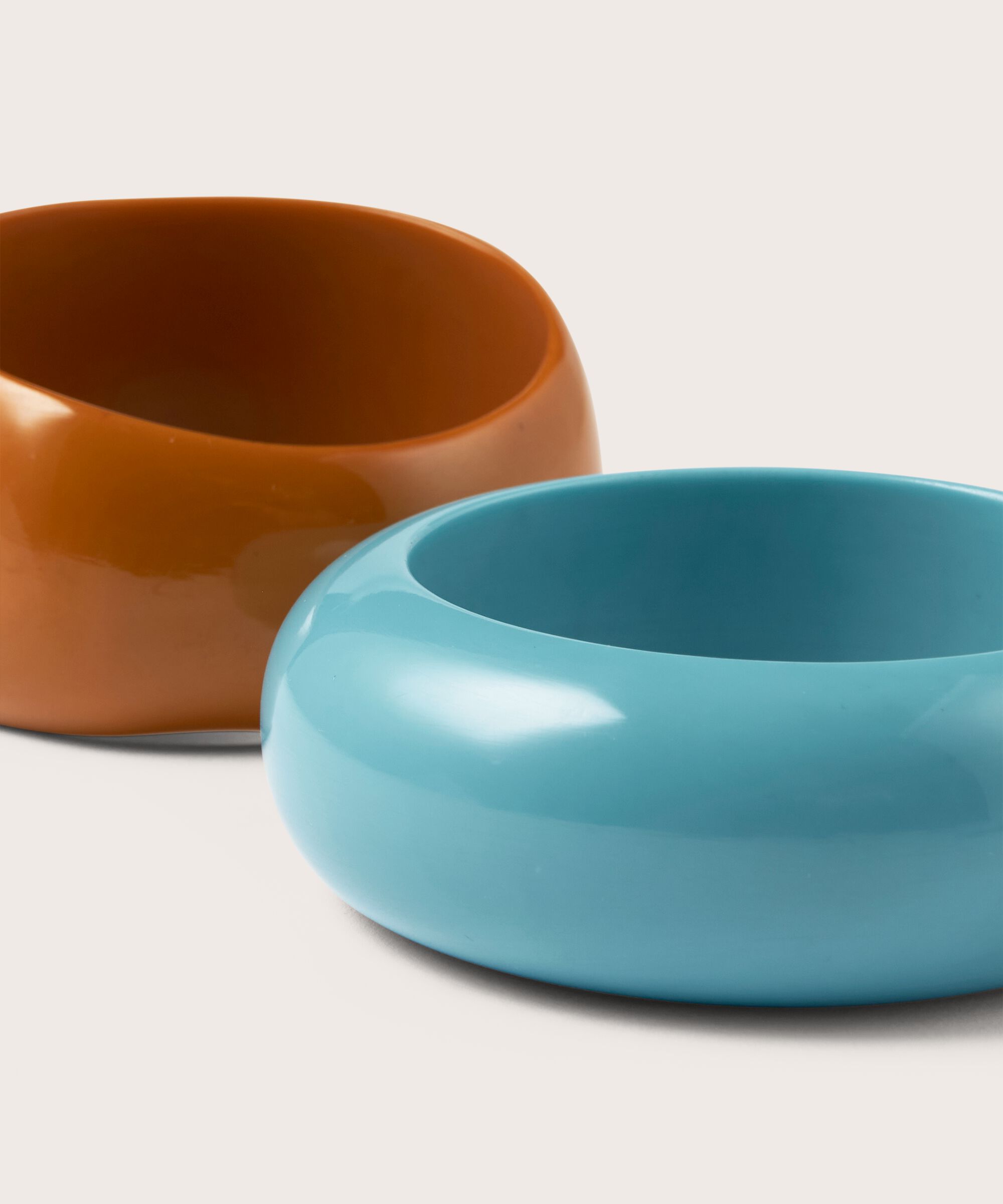 2er-Pack Armbänder mit Farbe, Aqua