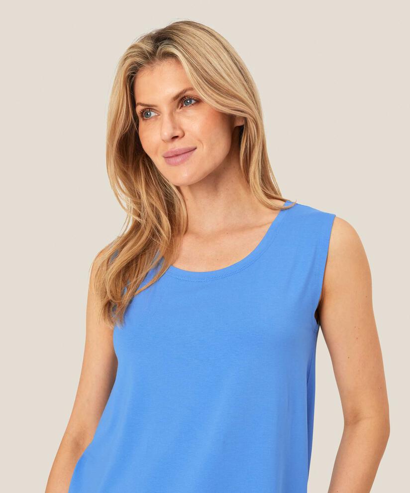 Ärmelloses Jersey-top, Ultramarine
