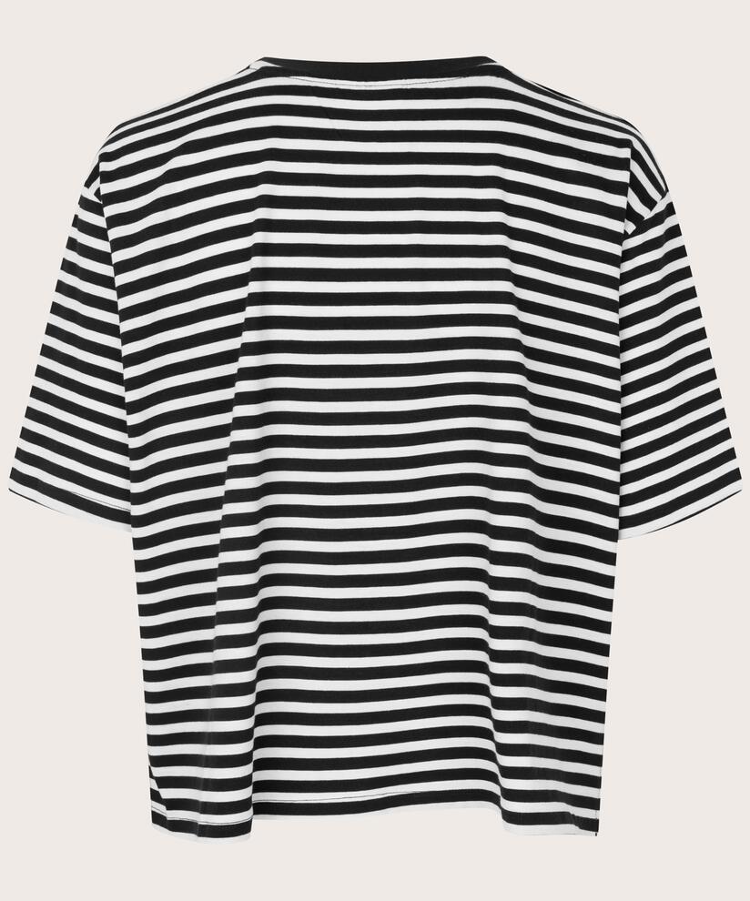 T-shirt Mit Rundhals, Black