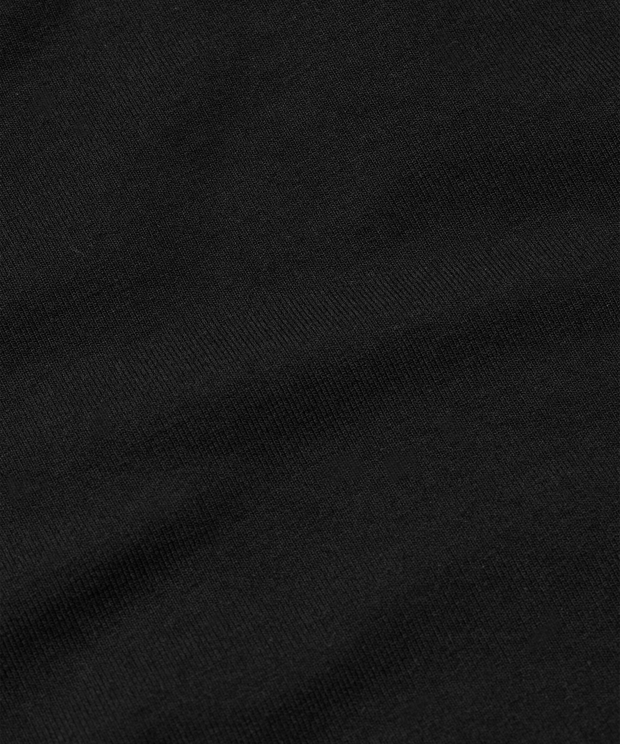 Langarmshirt aus Baumwollmix, Black