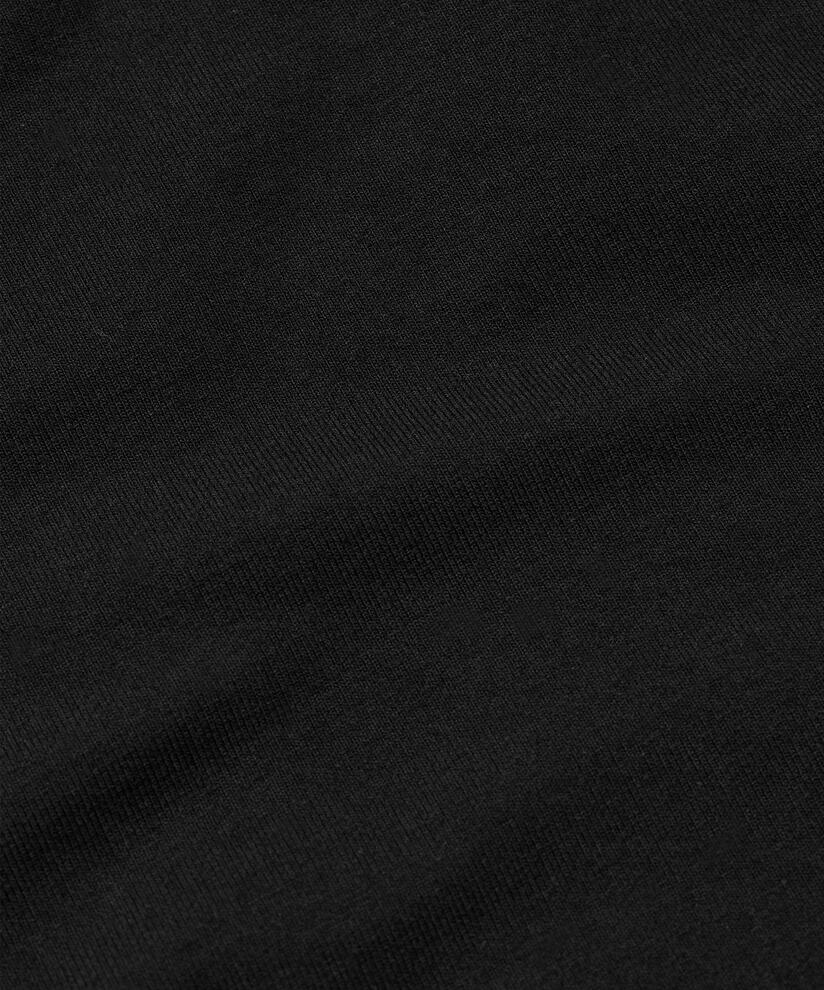 Langarmshirt aus Baumwollmix, Black