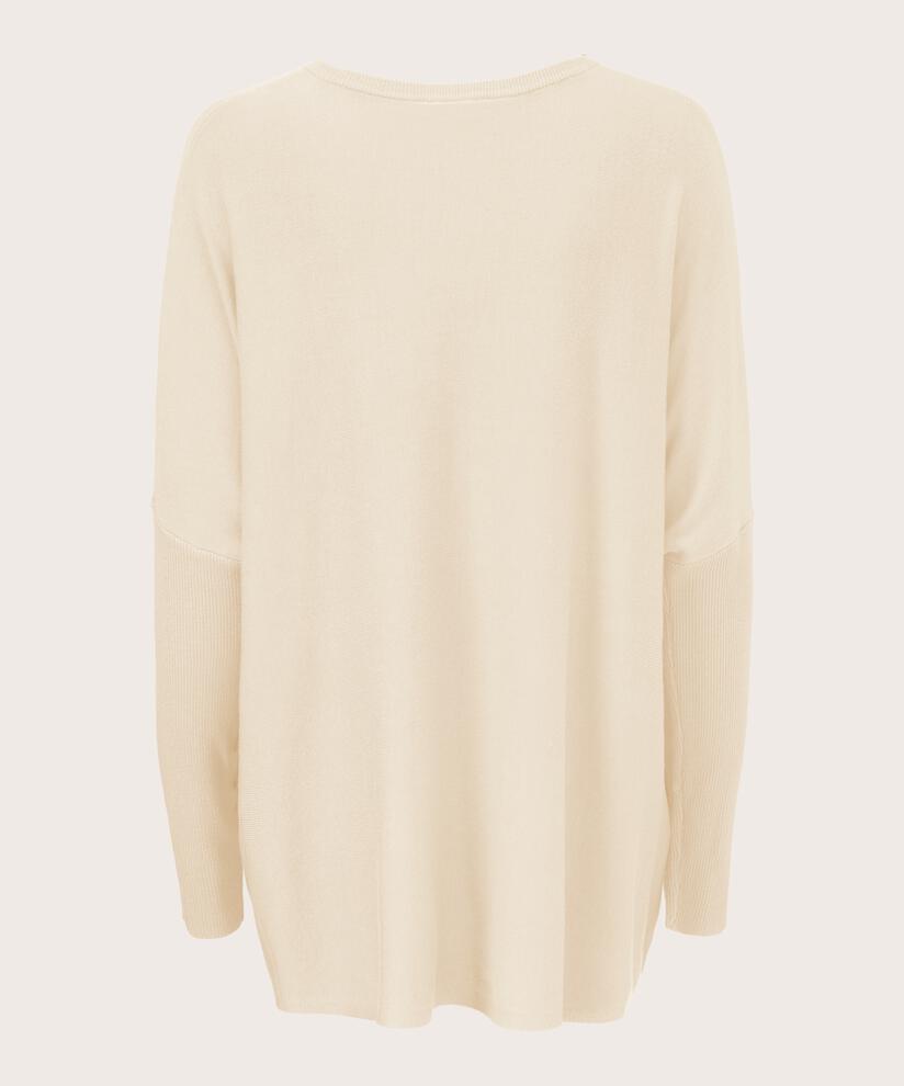 Oversize-pullover Mit Schmalen Ärmeln, Whitecap
