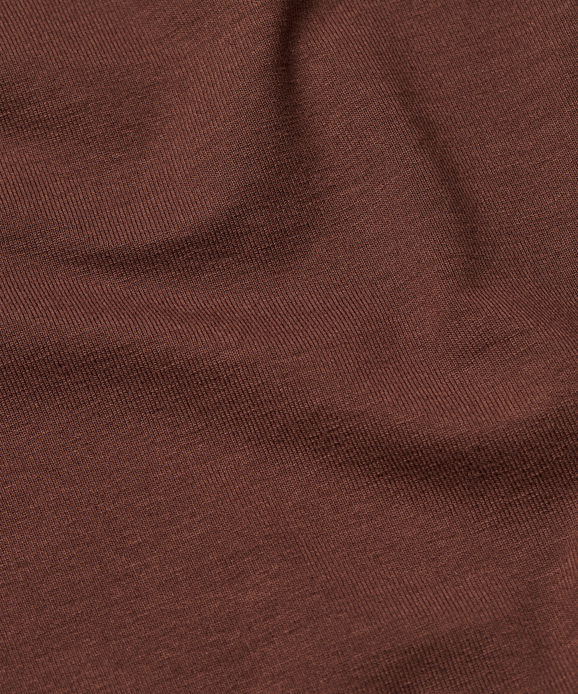 Unterkleid aus Jersey mit Rundhalsausschnitt, Chestnut