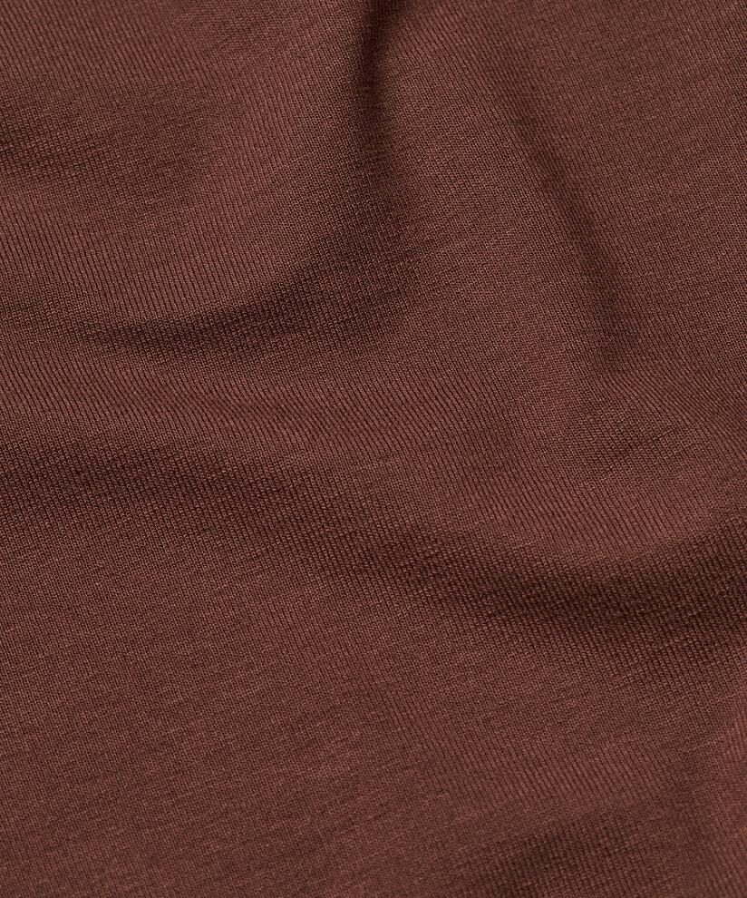Unterkleid aus Jersey mit Rundhalsausschnitt, Chestnut