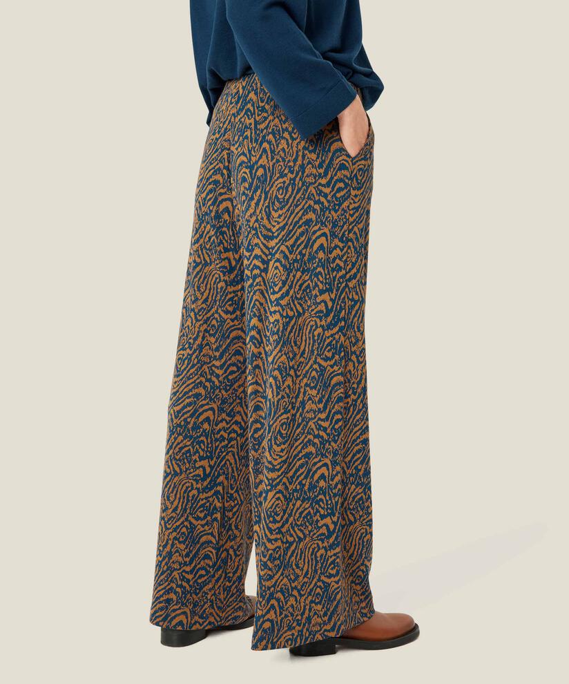 Bedruckte Jerseyhose mit elastischem Bund, Moonlit Ocean