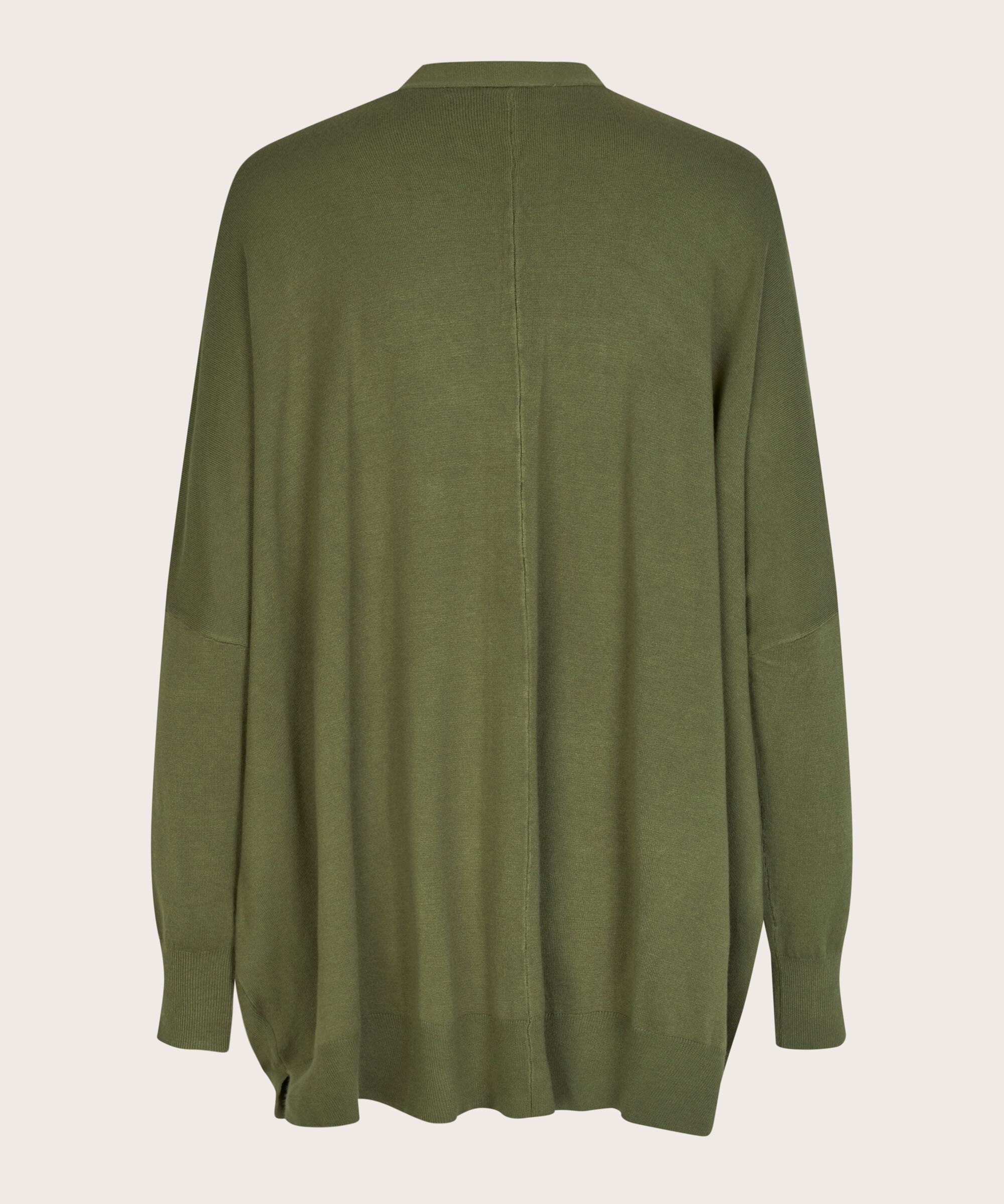 Feinstrick-Cardigan mit eingewebten Punkten, Loden Green
