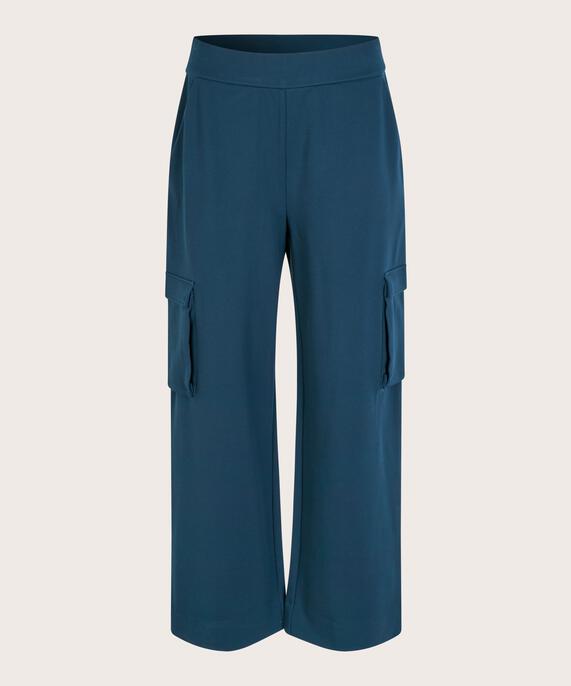 Cargohose in kräftiger Jersey-Qualität, Moonlit Ocean