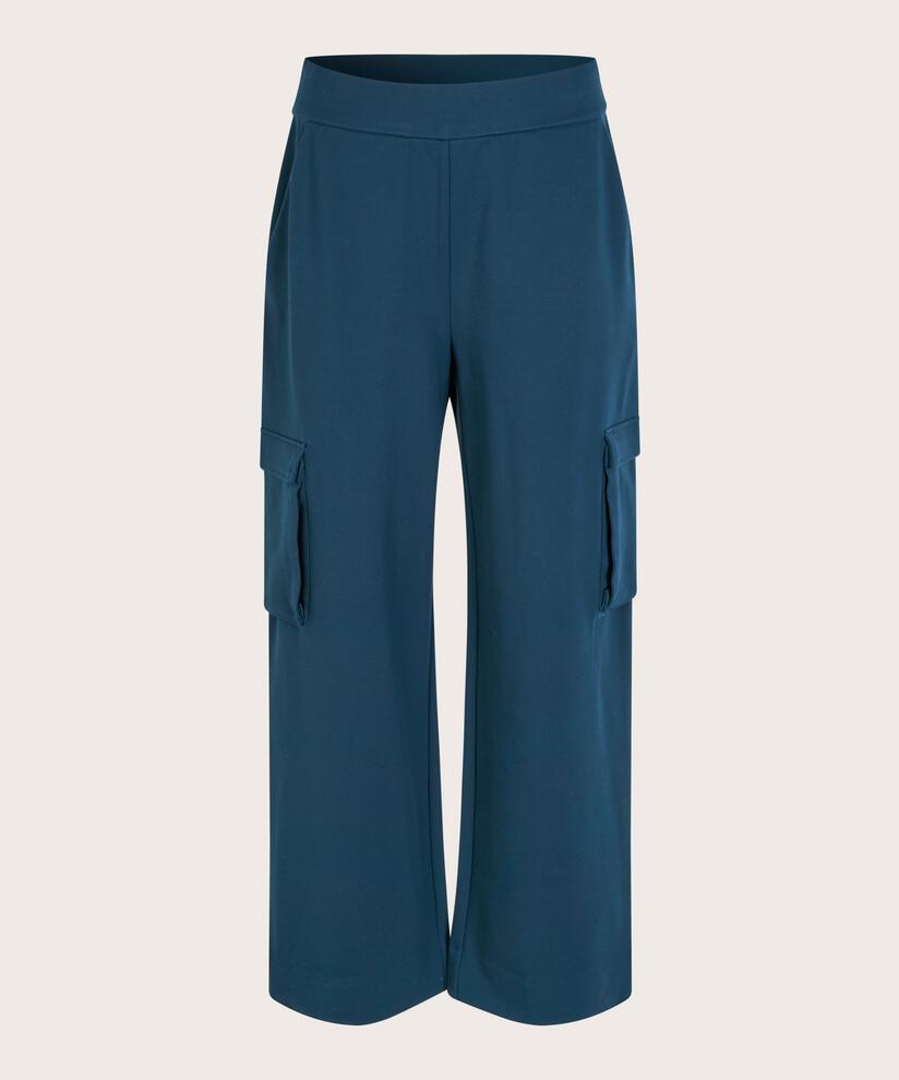 Cargohose in kräftiger Jersey-Qualität, Moonlit Ocean