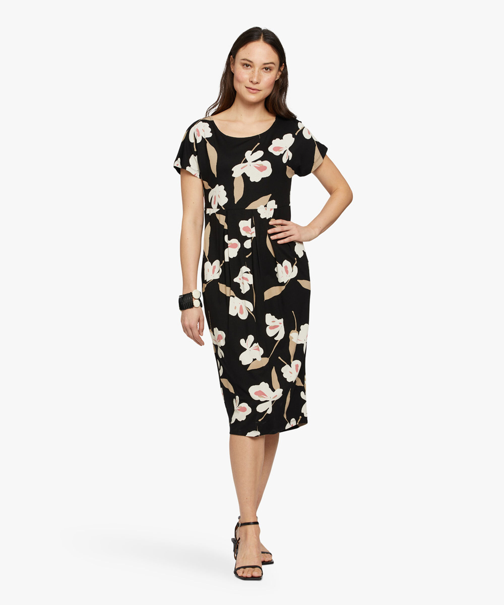 OLNIA KLEID, Dusty Cedar