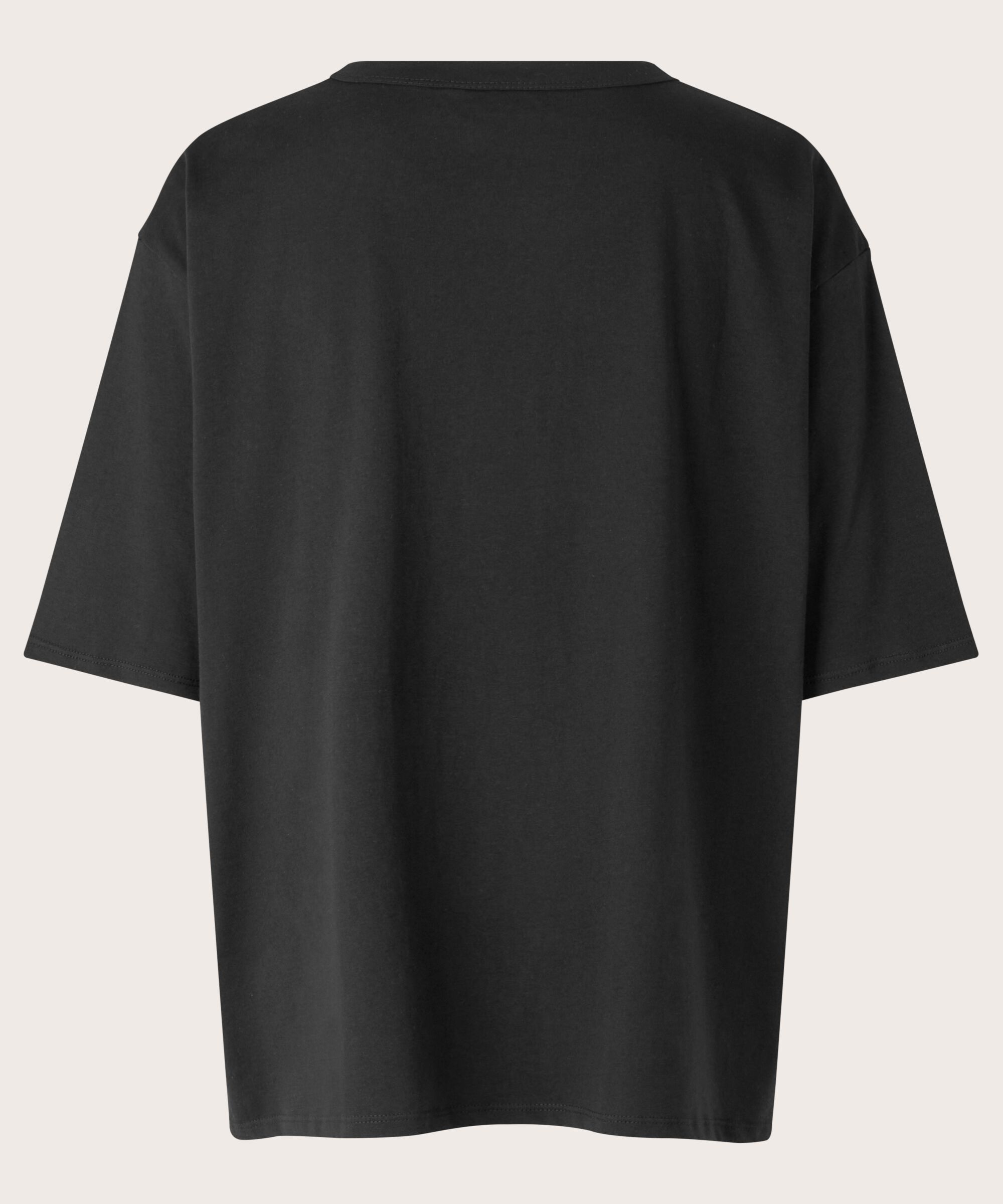 T-shirt Mit Rundhals, Black