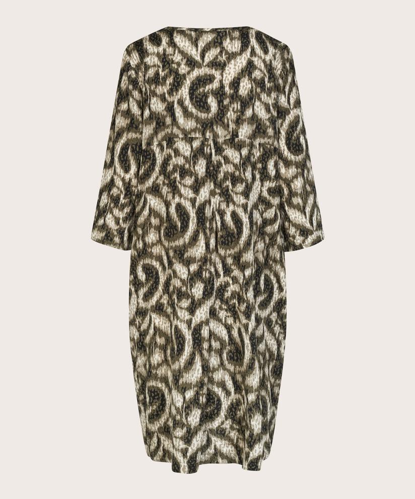 Kleid Mit V-ausschnitt Und Taschen, Sea Turtle