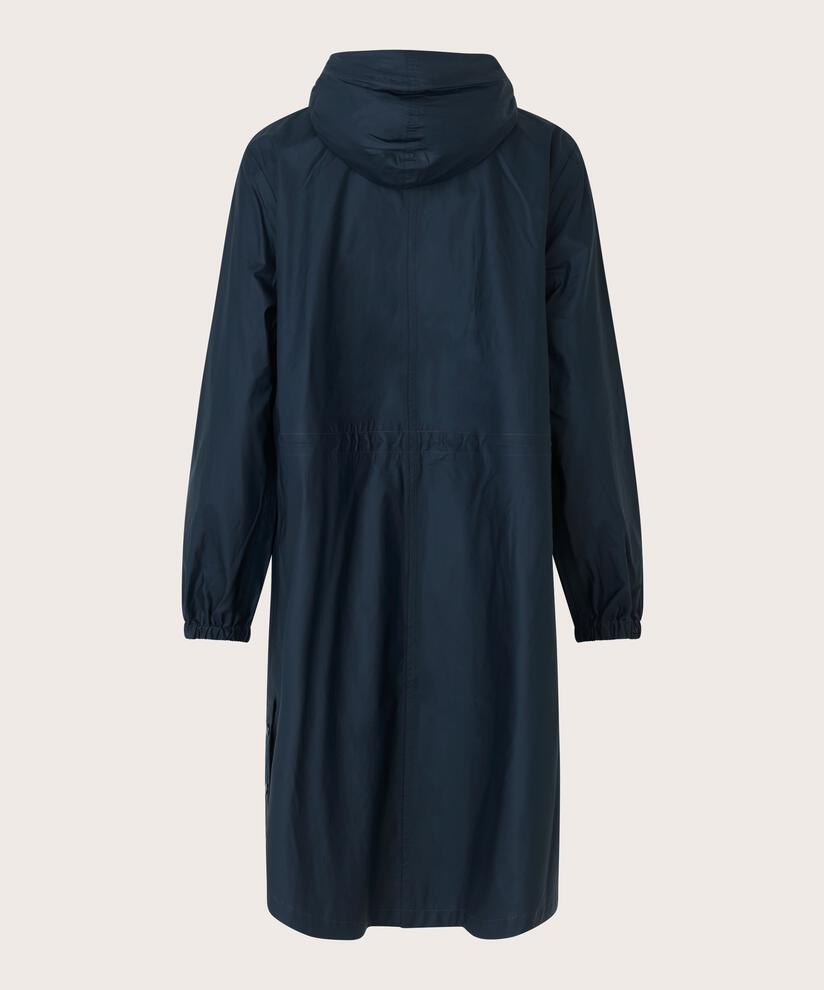 Regenmantel mit Kapuze, Navy