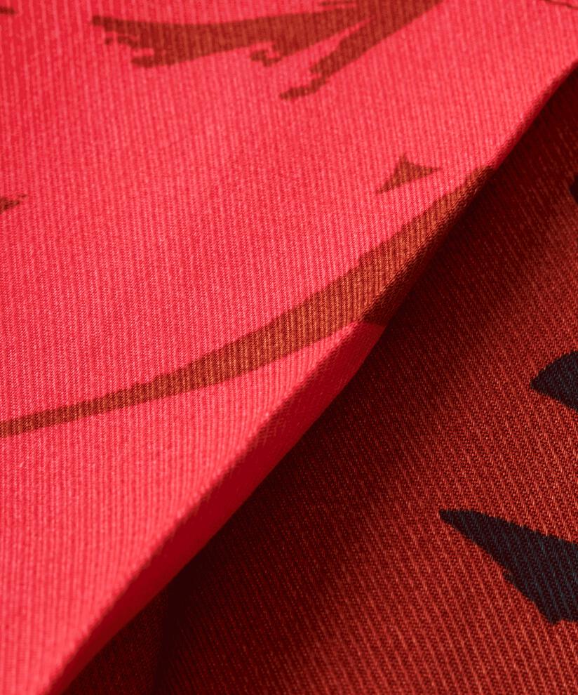 Geblümtes Viskosekleid mit V-Ausschnitt, Picante